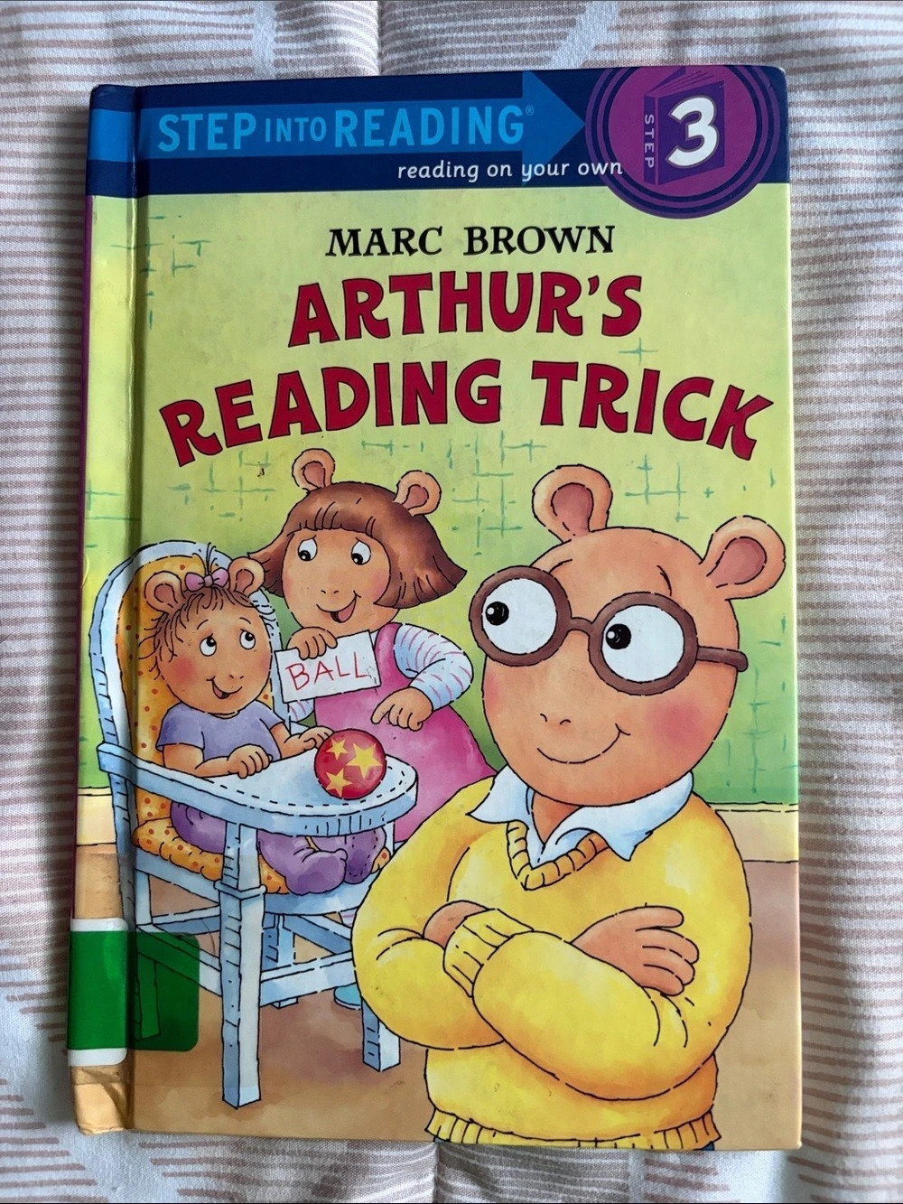 Random House Arthur's Reading Trick Children's Learning Book Green & Yellow